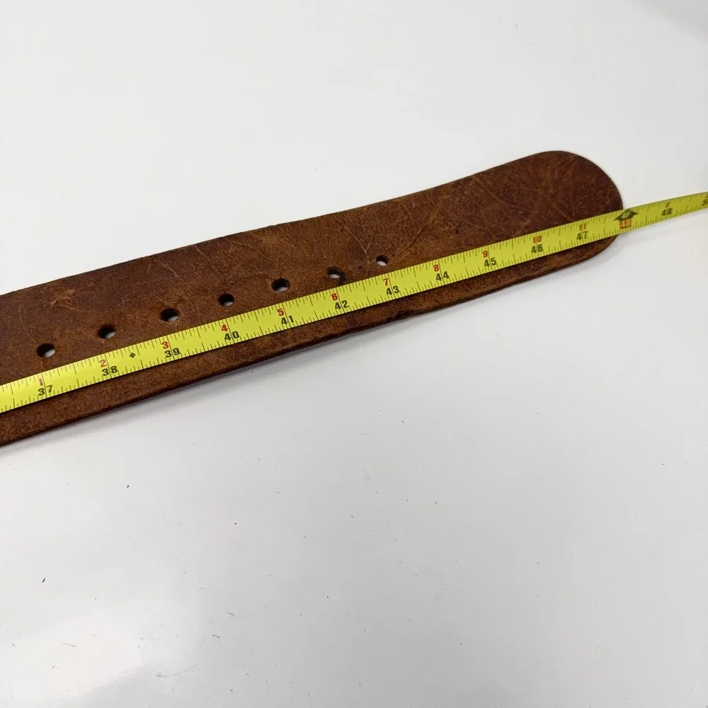 Bolen Top Grain Steer Hide Weightlifting Belt Adjustable Leather Large 40-42